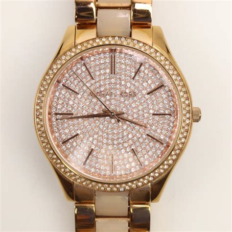 Michael Kors Runway Crystal Pave Ladies Watch 